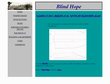 Tablet Screenshot of blindhope.com